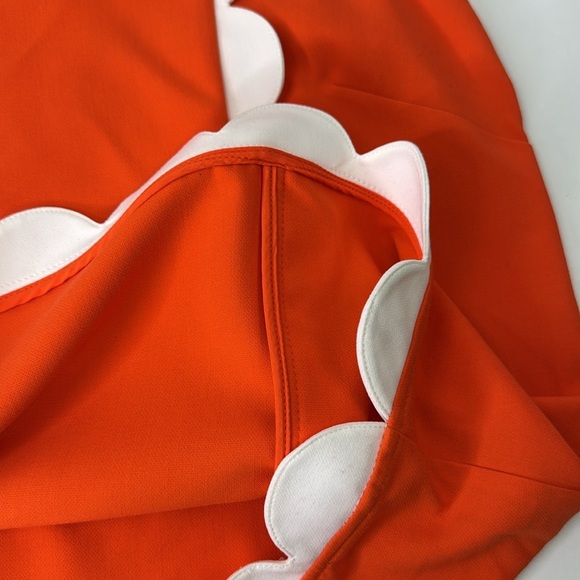 Victoria Beckham for Target Orange Sleeveless Tank Top with Scallop Blouse - Picture 7 of 13